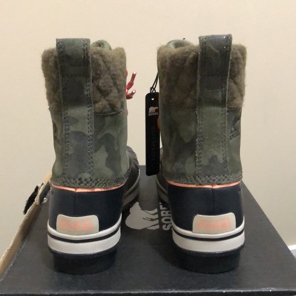 Sorel Slimpack II Lace Winter Snow Boots Girls - Picture 2 of 5